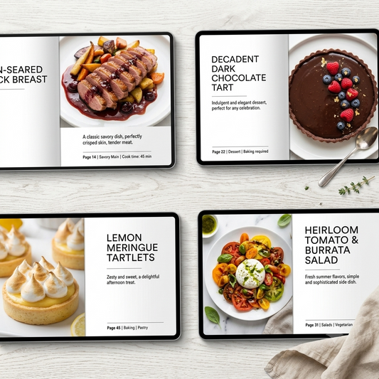 9-in-1 Digital Cookbook Bundle for Every Meal & Occasion ⭐⭐⭐⭐⭐ - Myskar