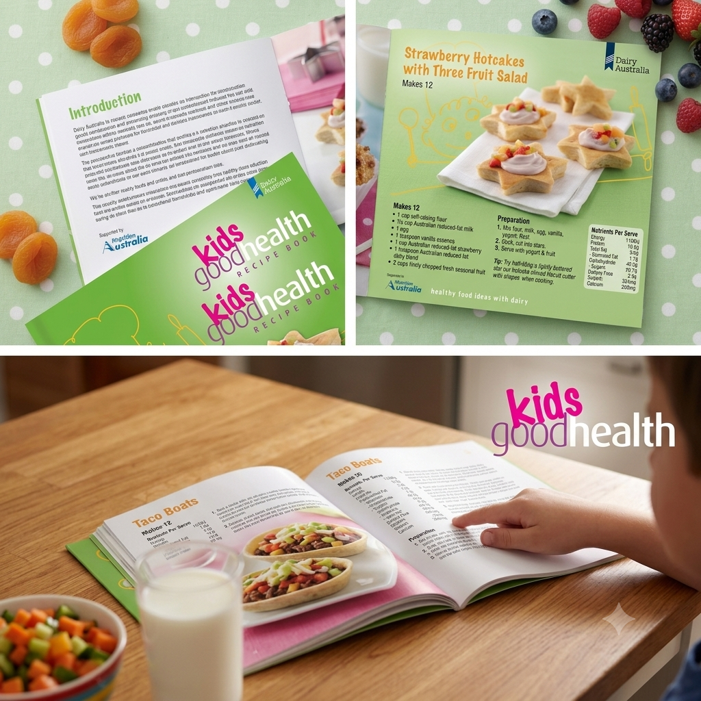Kids Good Health Recipe Book | Fun & Nutritious Dairy-Based Meal Ideas — Printable PDF⭐⭐⭐⭐⭐- Myskar